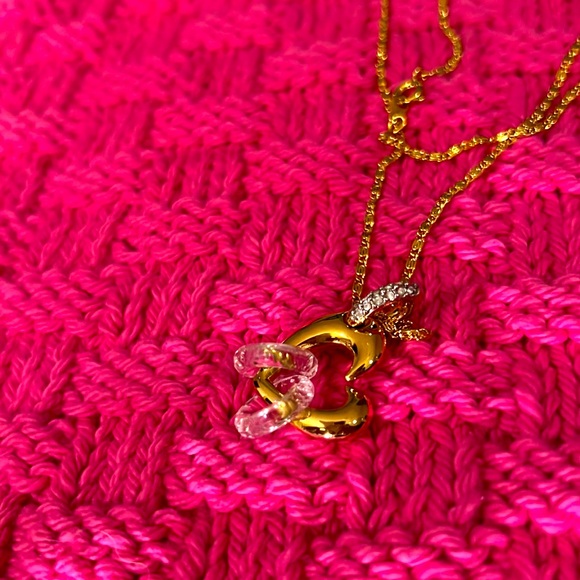NWOT Swarovski crystal with heart shape pendant necklace - Picture 5 of 7